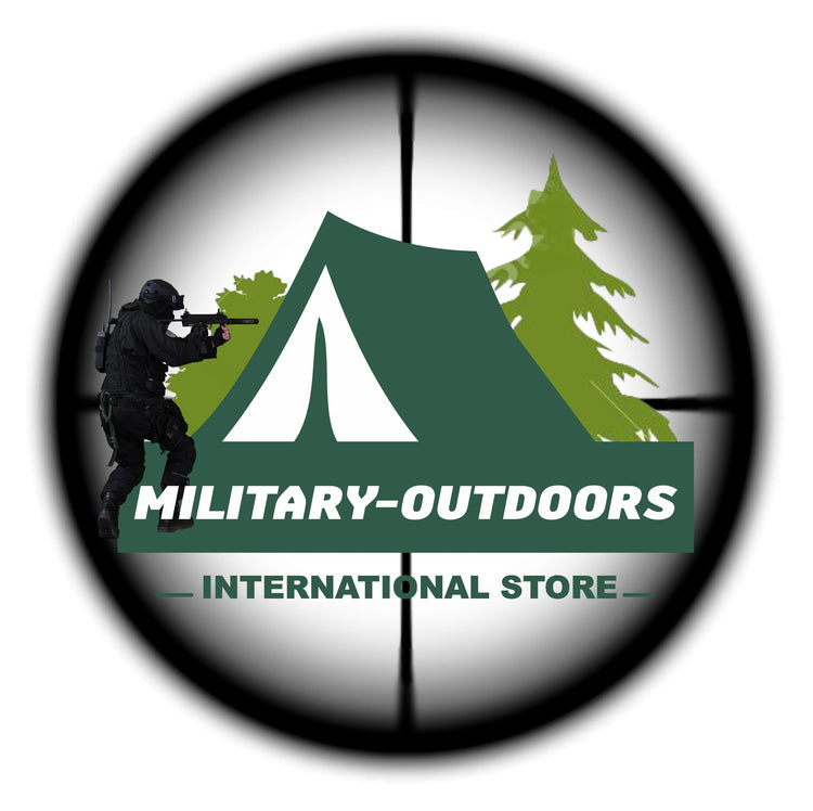 Tactical gear online sale banner featuring military-themed graphics and promotional text