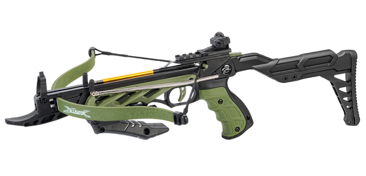 Compact tactical crossbow designed for precision and portability, ideal for archery enthusiasts