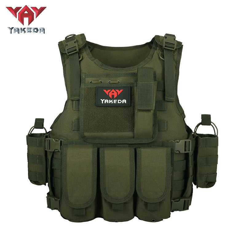 YAKEDA quick detachable outdoor adventure equipment vest, quick detachable lightweight multi-functional outdoor vest Yakeda