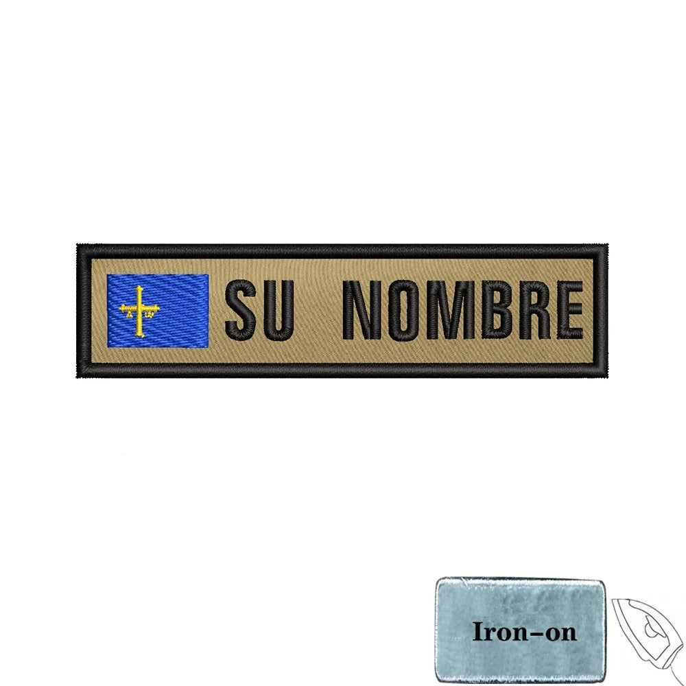 Custom Name Flag Patch For Clothes or Bags Military-Outdoors.com