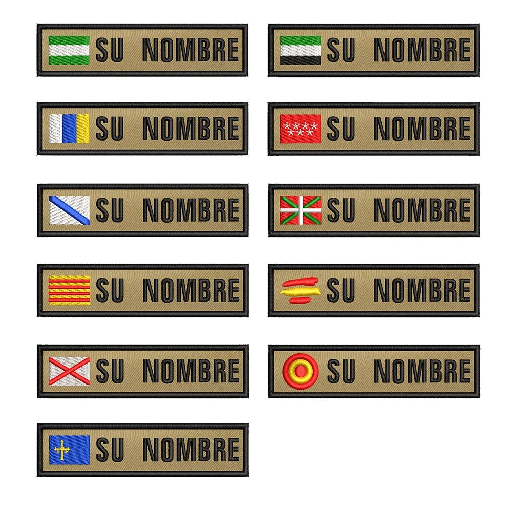 Custom Name Flag Patch For Clothes or Bags Military-Outdoors.com