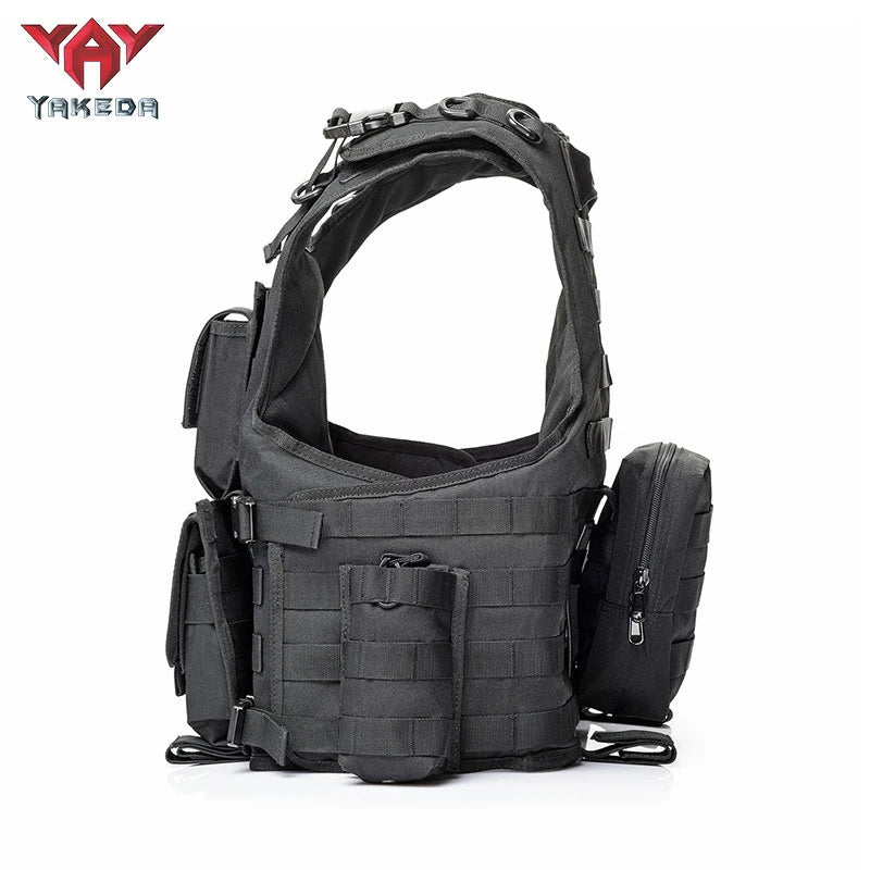 YAKEDA quick detachable outdoor adventure equipment vest, quick detachable lightweight multi-functional outdoor vest Yakeda