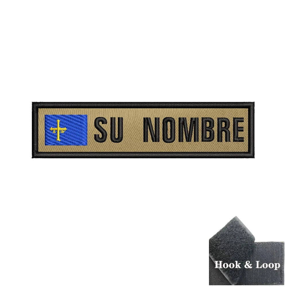 Custom Name Flag Patch For Clothes or Bags Military-Outdoors.com