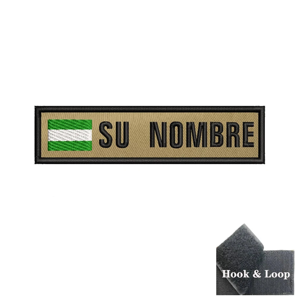 Custom Name Flag Patch For Clothes or Bags Military-Outdoors.com