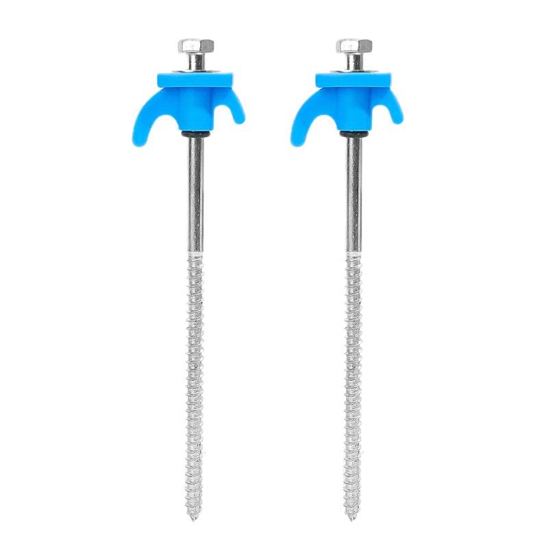 Military-Outdoors Screw Anchor Tent Stakes - 2-10 Pcs Pack - Military-Outdoors.com