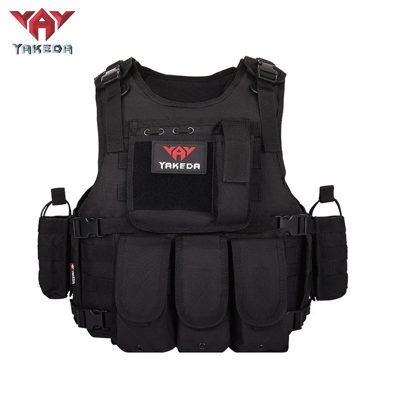 YAKEDA quick detachable outdoor adventure equipment vest, quick detachable lightweight multi-functional outdoor vest Yakeda
