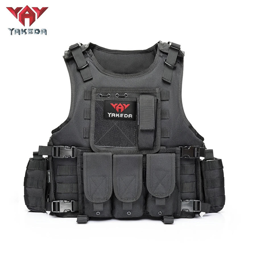 YAKEDA quick detachable outdoor adventure equipment vest, quick detachable lightweight multi-functional outdoor vest Yakeda