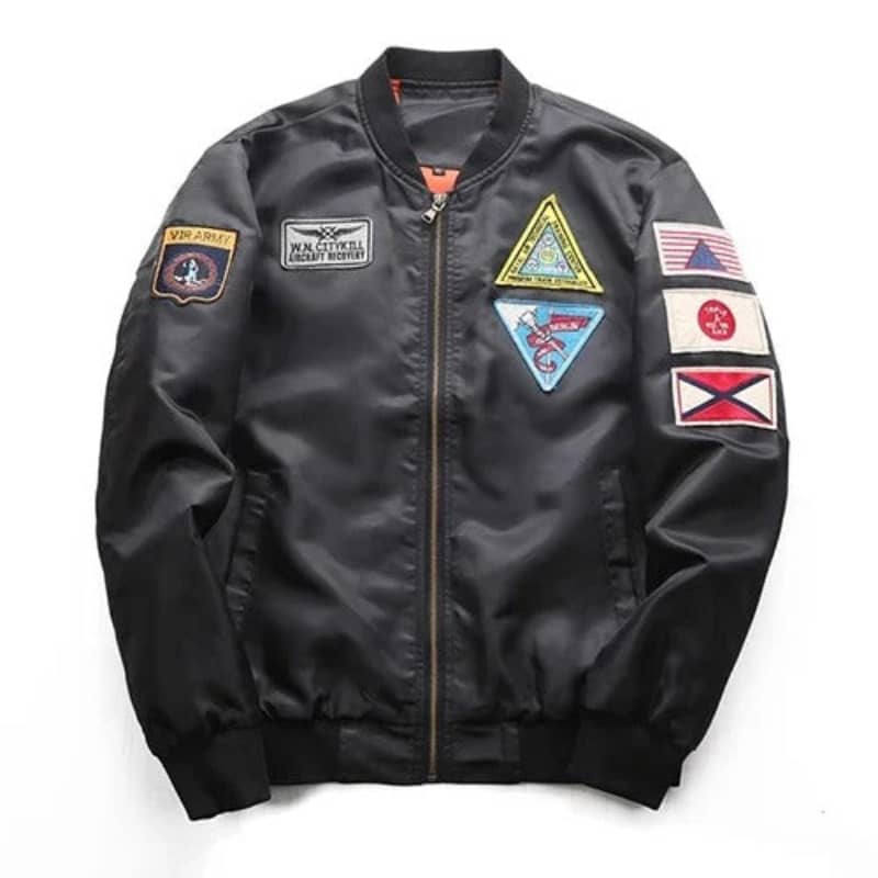Military-Outdoors Air Force Pilot Jacket with Patches Military-Outdoors.com