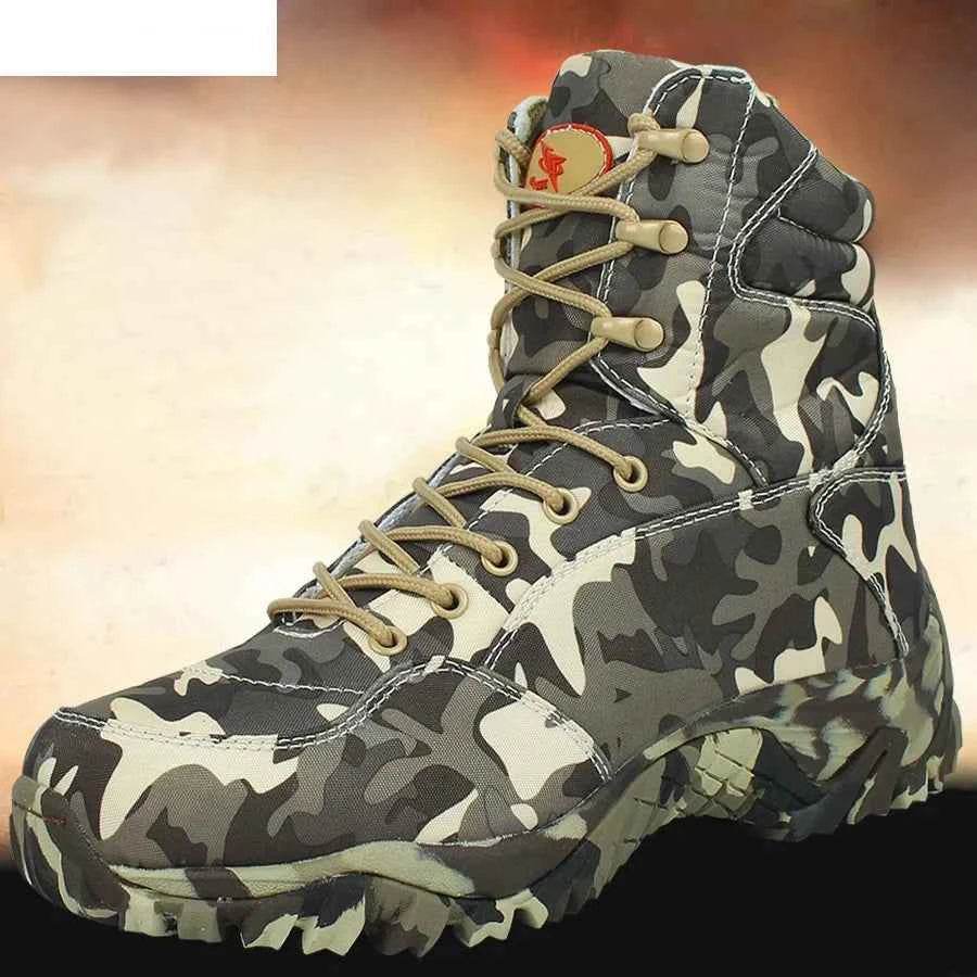 Army Camouflage Tactical Boots by Military-Outdoors - Military-Outdoors.com