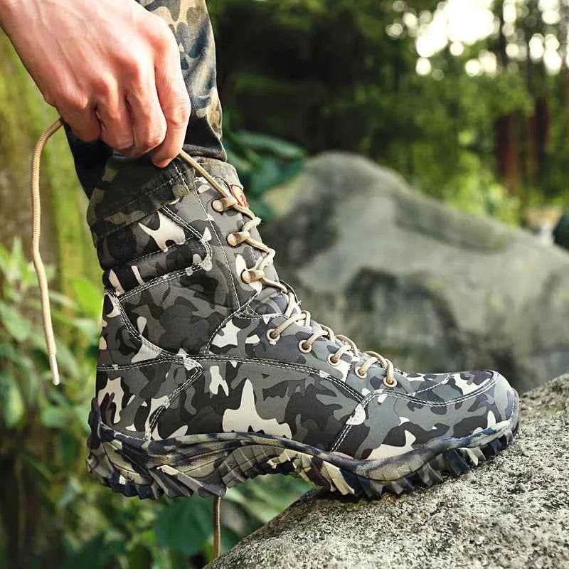 Army Camouflage Tactical Boots by Military-Outdoors - Military-Outdoors.com