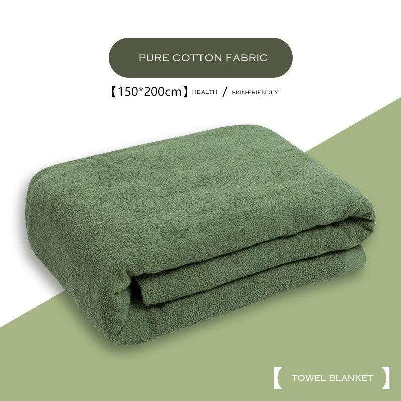 Army Green Cotton Towel Blanket - Military-Outdoors.com - Military-Outdoors.com
