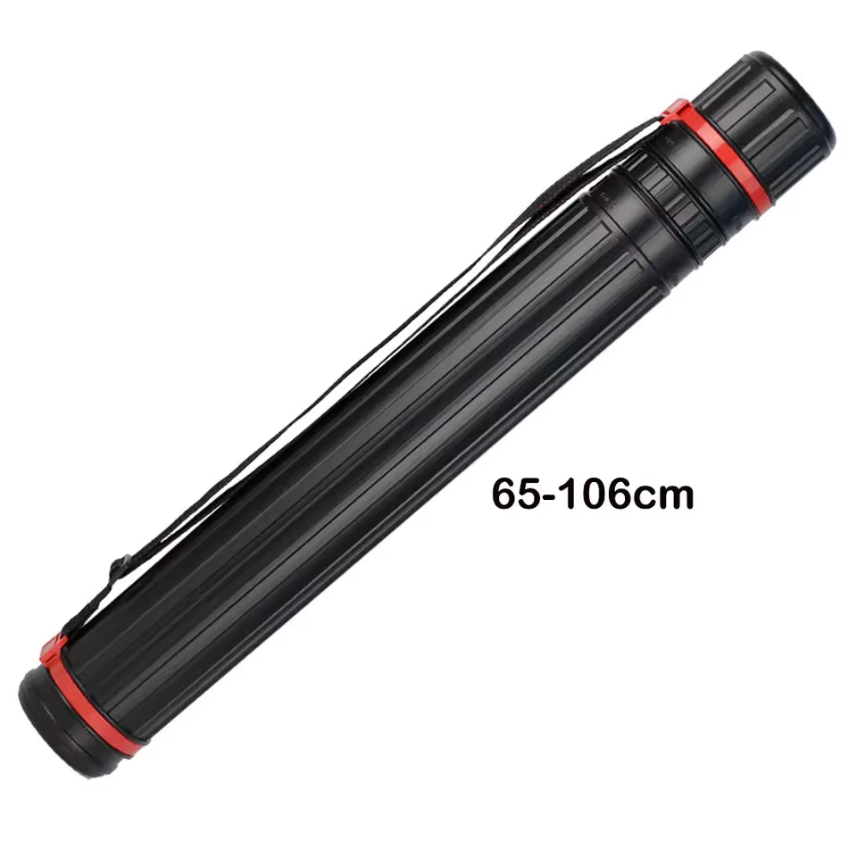 Durable black bolt with red accents designed to hold arrows tube for secure transportation