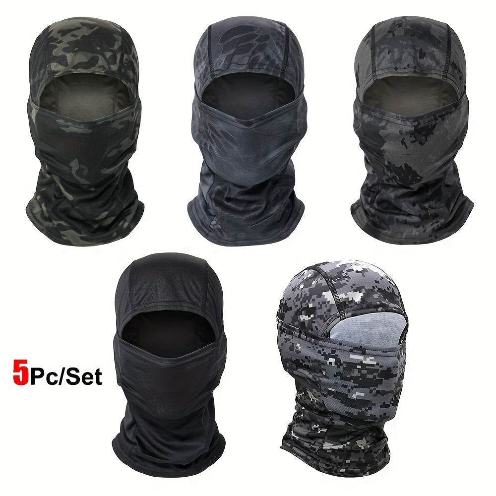 Military-Outdoors Balaclava Full Face Mask - 5 Pack - Military-Outdoors.com