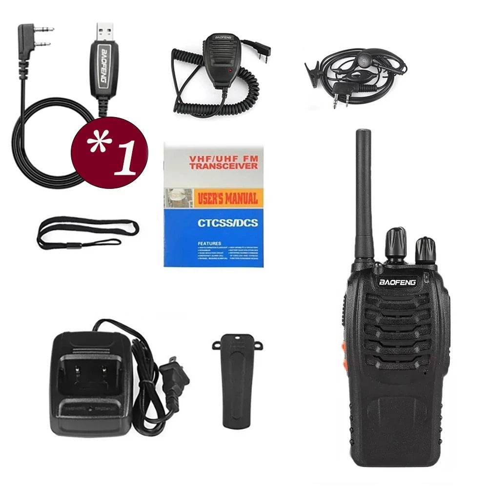 BAOFENG BF-888S UHF 400-480MHz Two Way Radio - Military-Outdoors.com