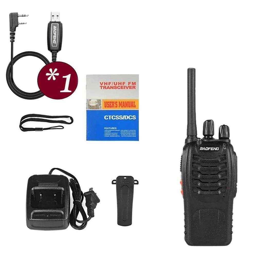 BAOFENG BF-888S UHF 400-480MHz Two Way Radio - Military-Outdoors.com