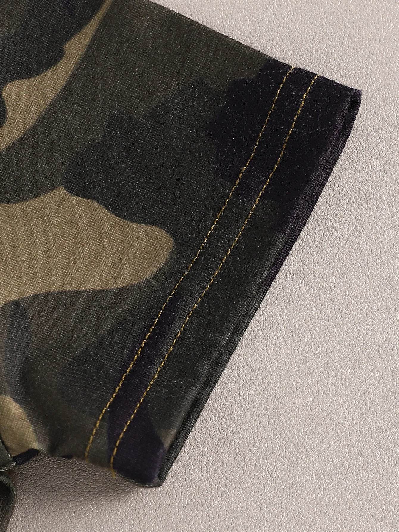 Boys Camouflage T-shirt and Pants Clothing Set - Military-Outdoors.com
