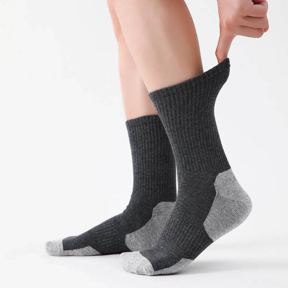 Cotton Breathable Long Socks - 5 Pairs Lot - Military-Outdoors.com