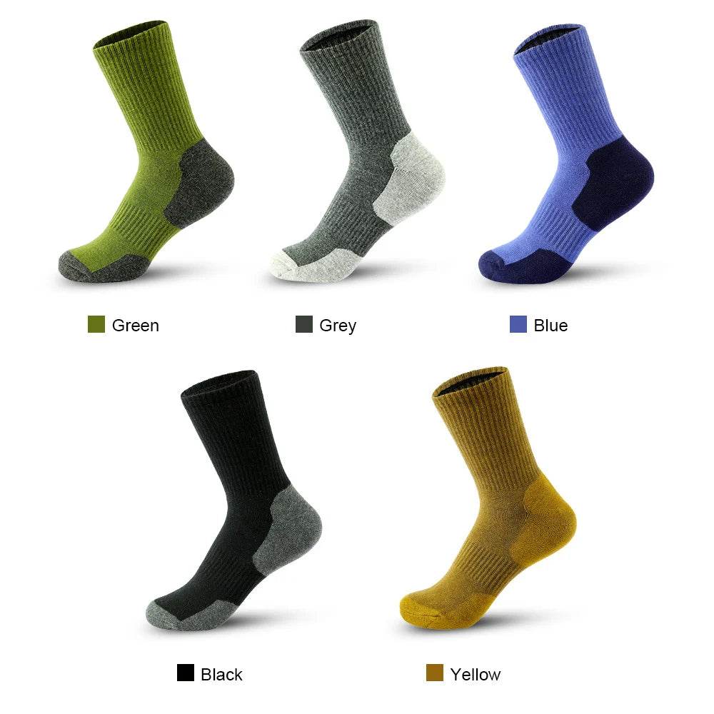 Cotton Breathable Long Socks - 5 Pairs Lot - Military-Outdoors.com