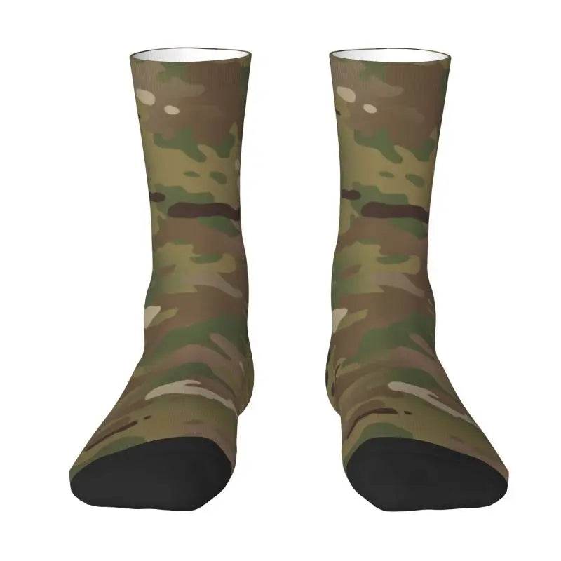 British DPM Camo Crew Socks - Military-Grade Durability - Military-Outdoors.com