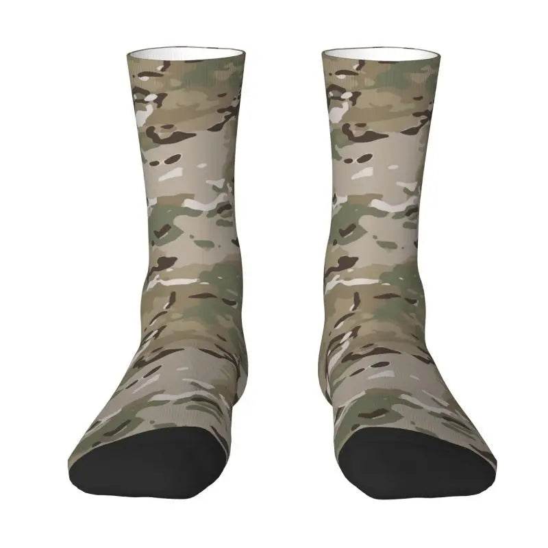 British DPM Camo Crew Socks - Military-Grade Durability - Military-Outdoors.com