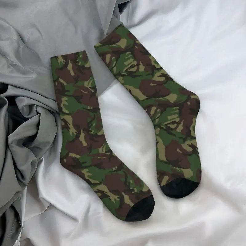 British DPM Camo Crew Socks - Military-Grade Durability - Military-Outdoors.com