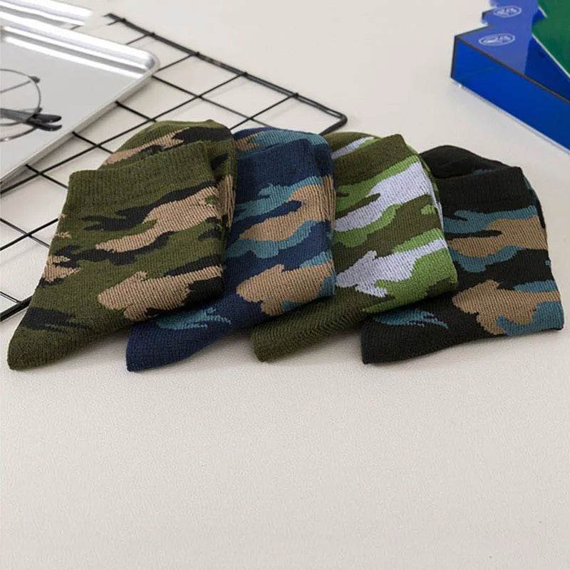 5 Pairs Camouflage Army Cotton Socks - Military-Outdoors.com