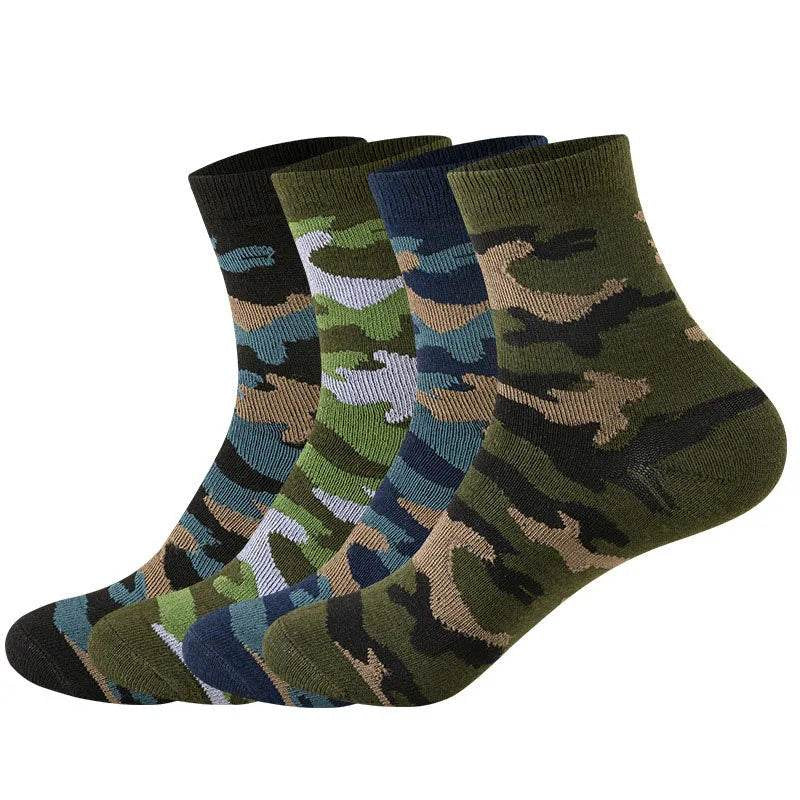 4 Pairs Camouflage Army Cotton Socks - Military-Outdoors.com