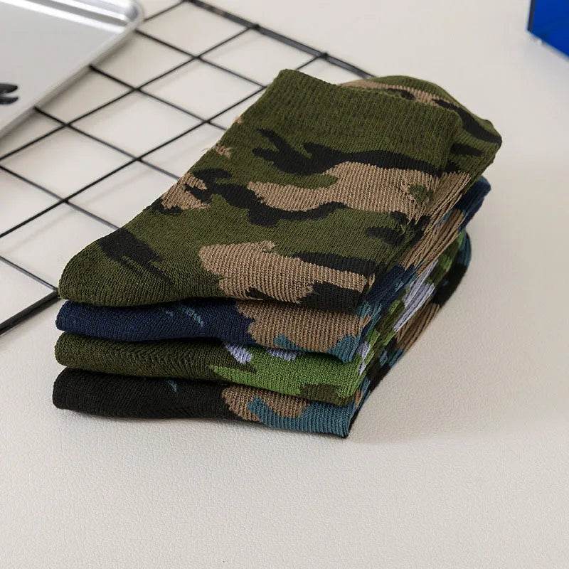 5 Pairs Camouflage Army Cotton Socks - Military-Outdoors.com