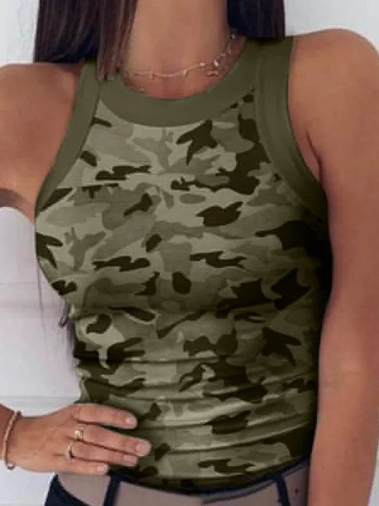 Military-Outdoors Camouflage Sleeveless Top - Military-Outdoors.com