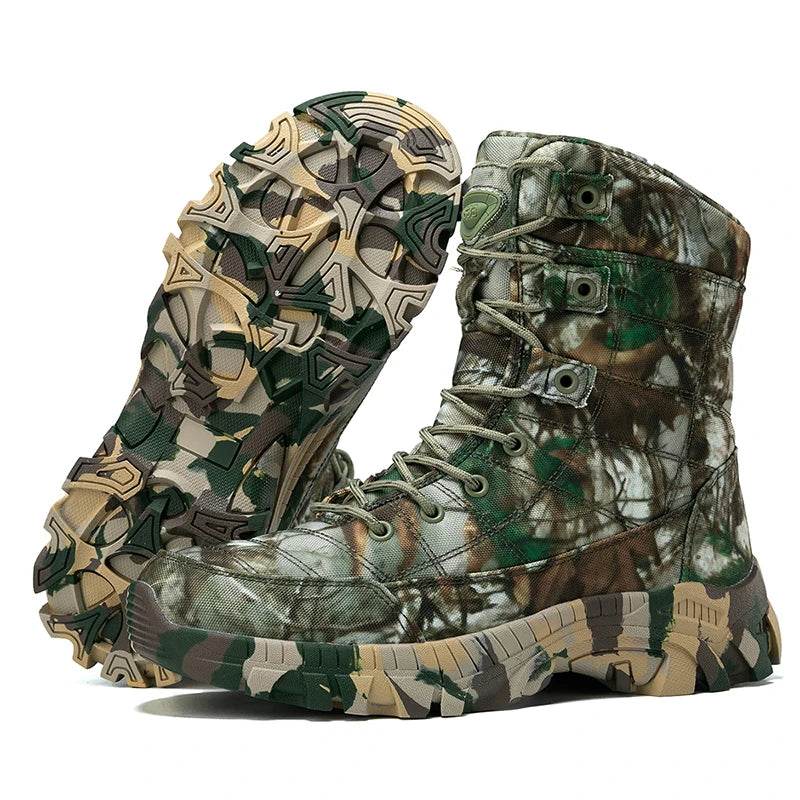 Quality Camouflage Combat Tactical Boots - Military-Outdoors.com