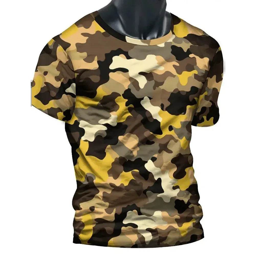Military Style T-Shirt in Camouflage Design - Military-Outdoors.com