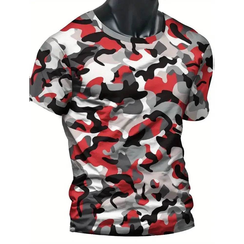 Military Style T-Shirt in Camouflage Design - Military-Outdoors.com