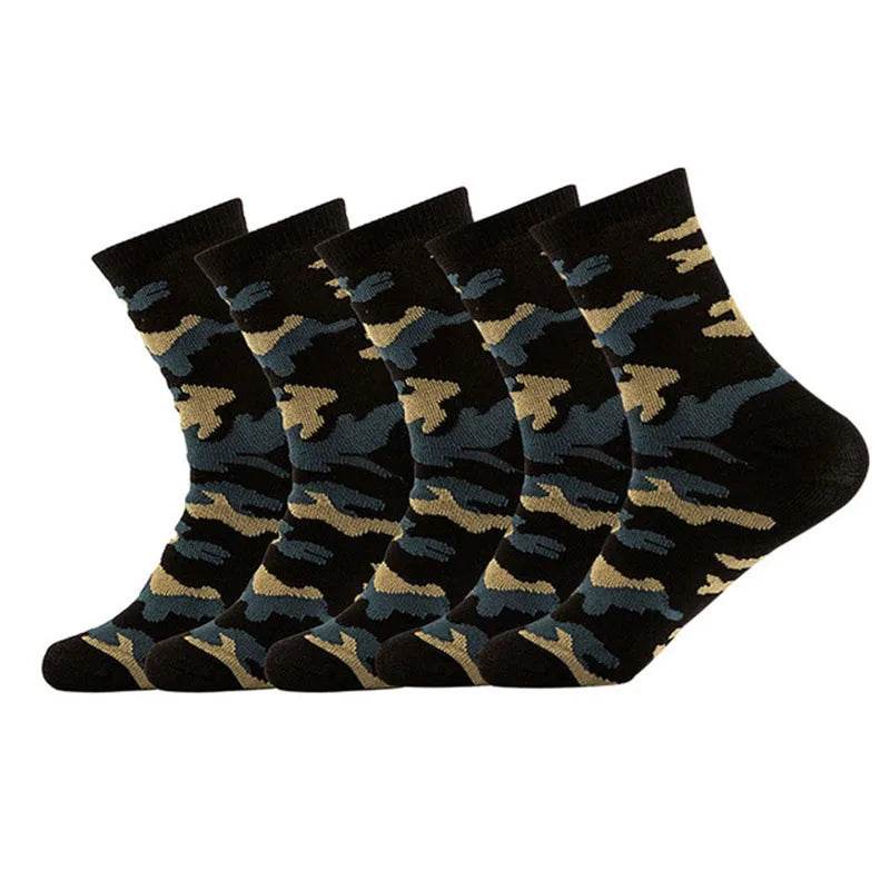 5 Pairs Comfortable Warm Thickened Cotton Socks - Military-Outdoors.com
