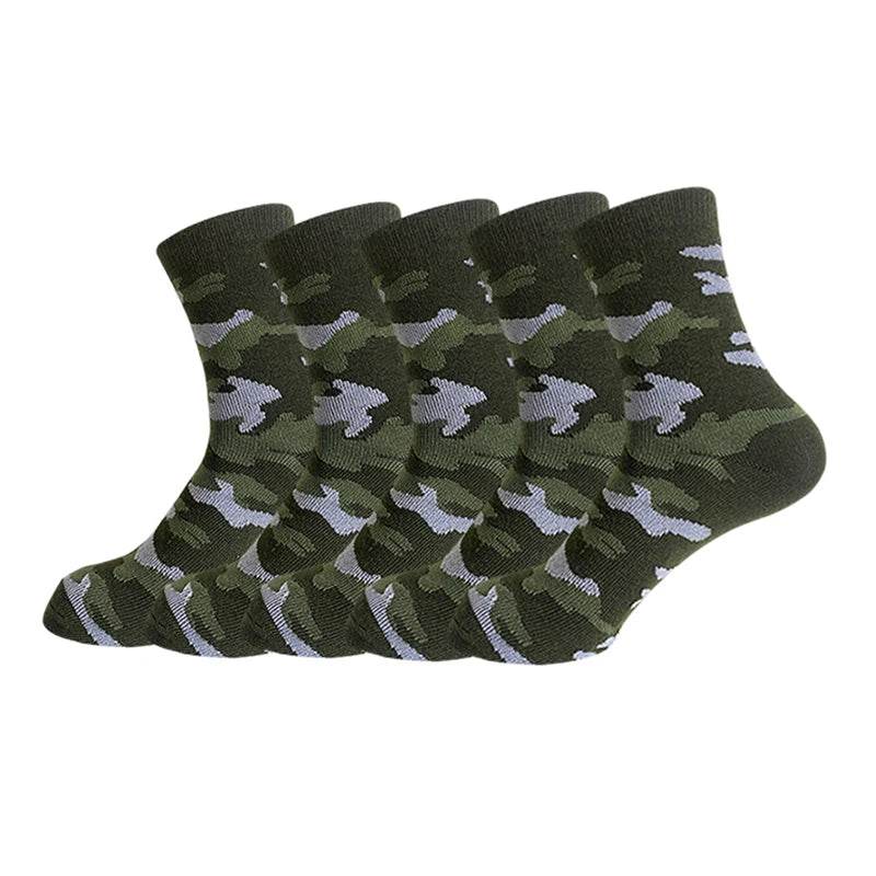 5 Pairs Comfortable Warm Thickened Cotton Socks - Military-Outdoors.com