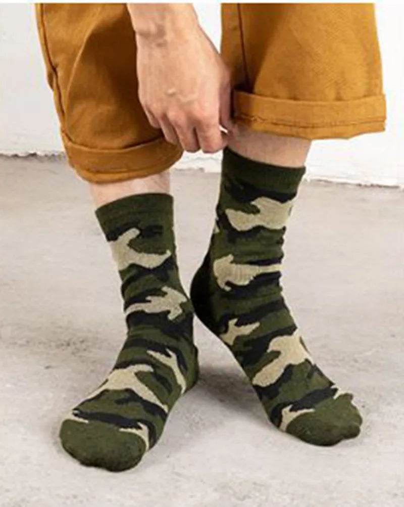 5 Pairs Comfortable Warm Thickened Cotton Socks - Military-Outdoors.com