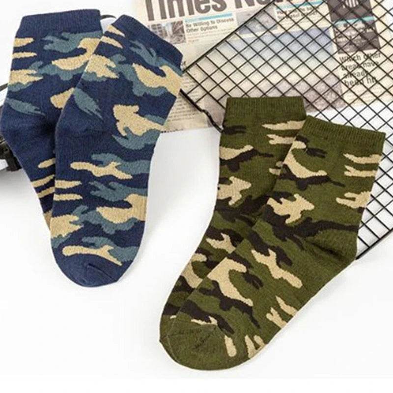 5 Pairs Comfortable Warm Thickened Cotton Socks - Military-Outdoors.com