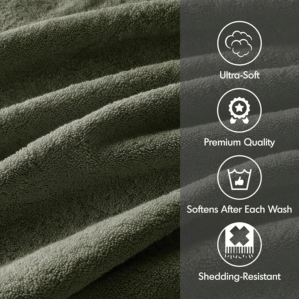Military-Outdoors 8-Piece Pure Cotton Outdoor Towel Set Military-Outdoors.com