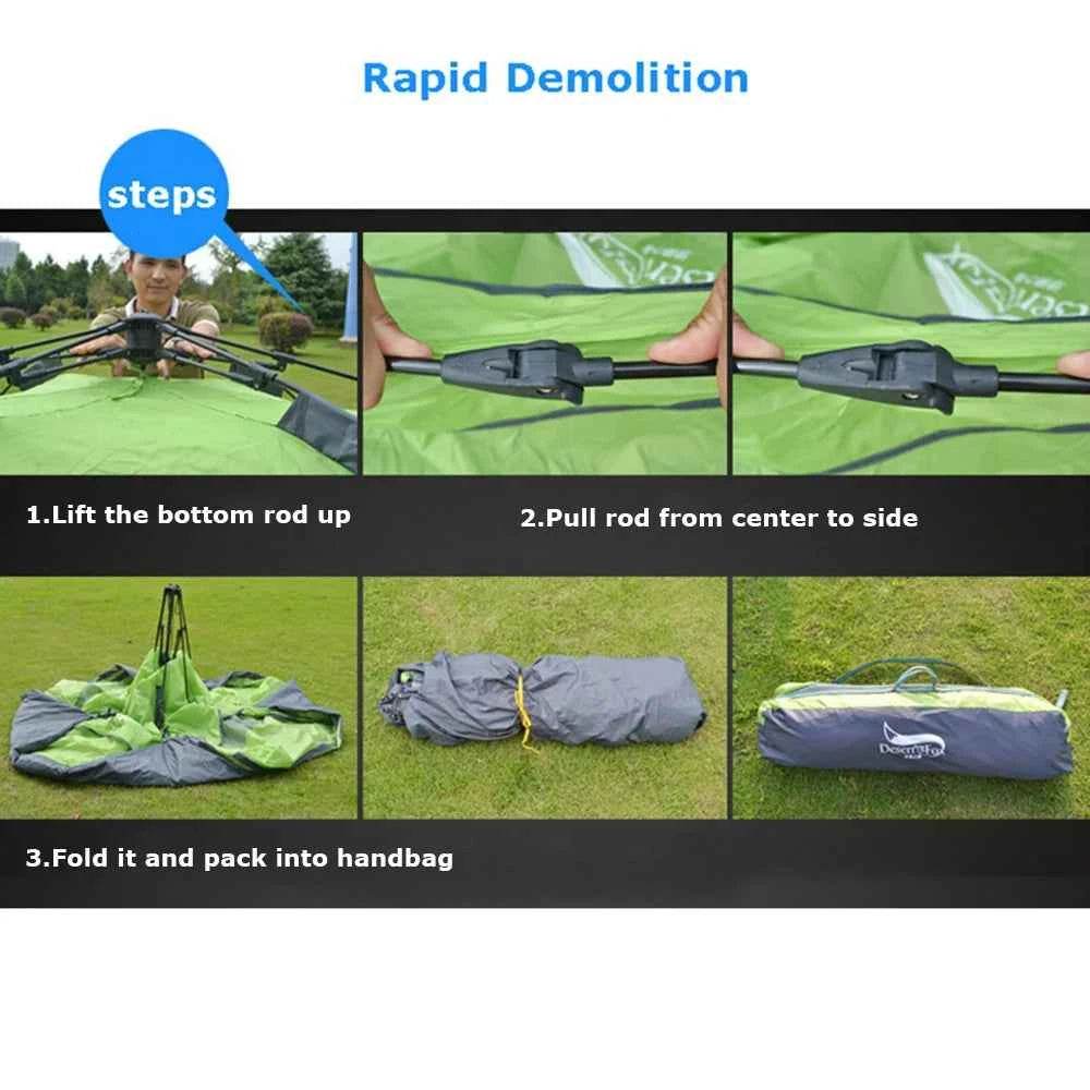 Military-Outdoors 3-4 Person Tent Outdoor Camping Gear - Military-Outdoors.com