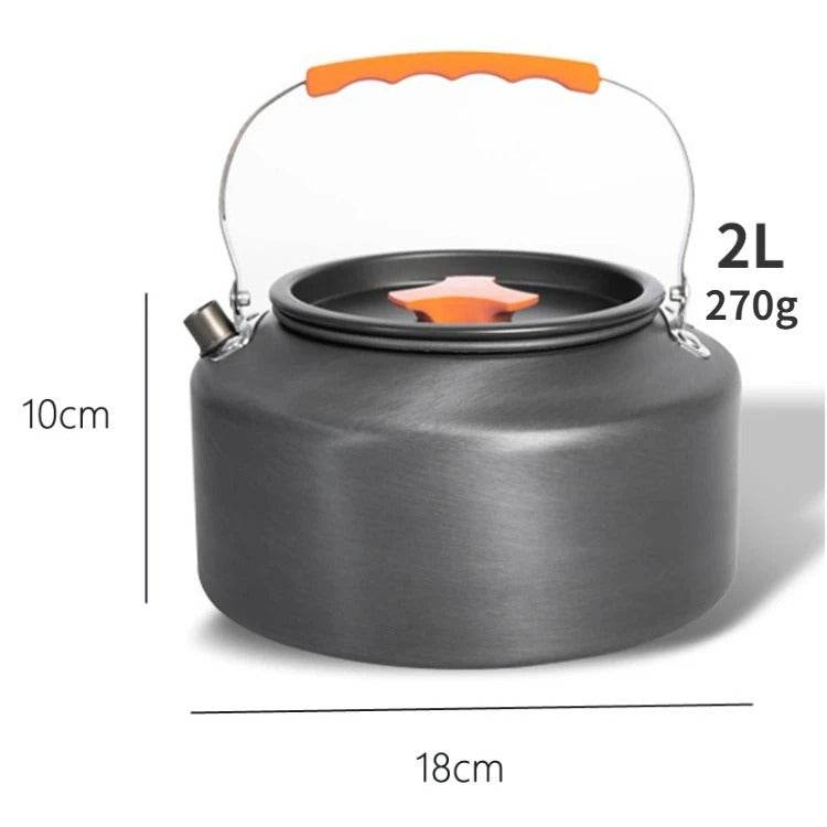 Military-Outdoors.com Durable Outdoor Camping Kettle 0.8L-2.5L - Military-Outdoors.com