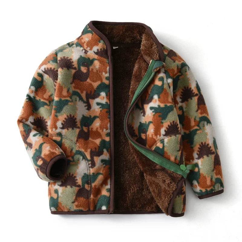 Military Camo Fleece Jacket for Kids - Outdoor Gear - Military-Outdoors.com