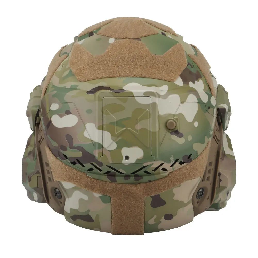 Military-Outdoors Full Face Protective Helmet in Camouflage Pattern for Tactical Use