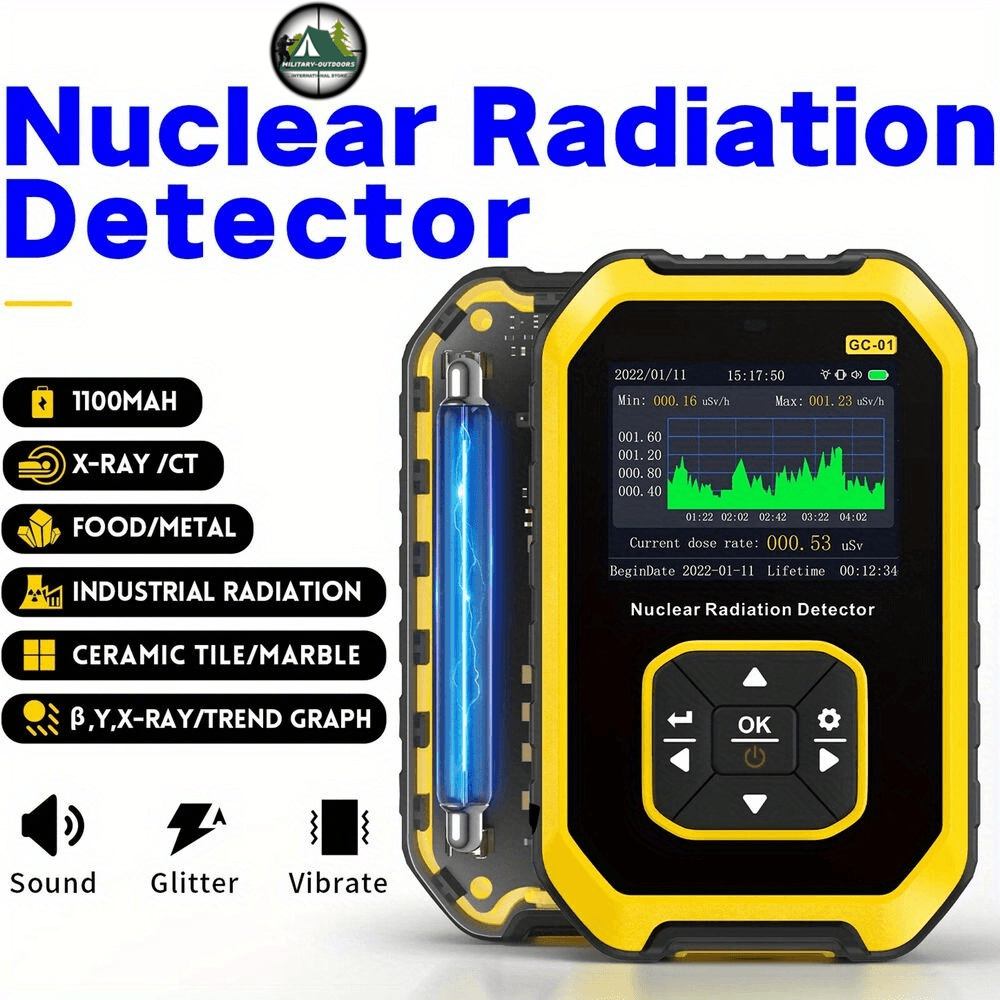 Geiger Counter Radiation Detector For Safe Exploration - Military-Outdoors.com