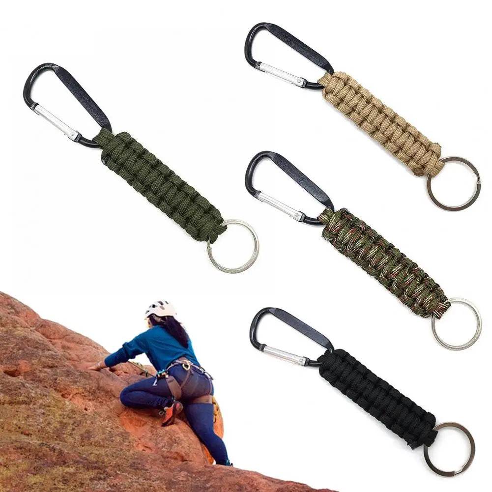 4Pcs Outdoor Survival Kit Parachute Cord Keychain - Military-Outdoors.com