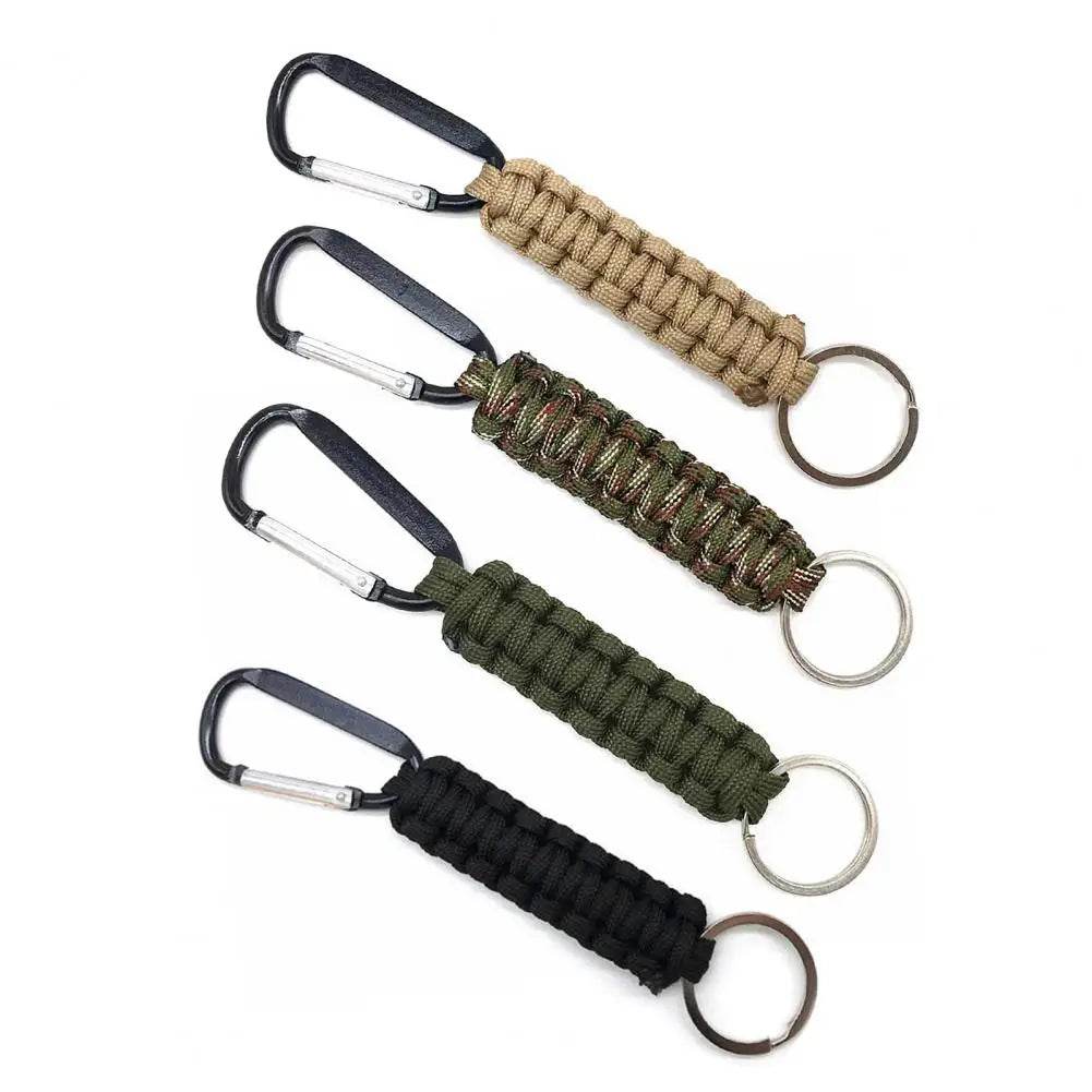 4Pcs Outdoor Survival Kit Parachute Cord Keychain - Military-Outdoors.com