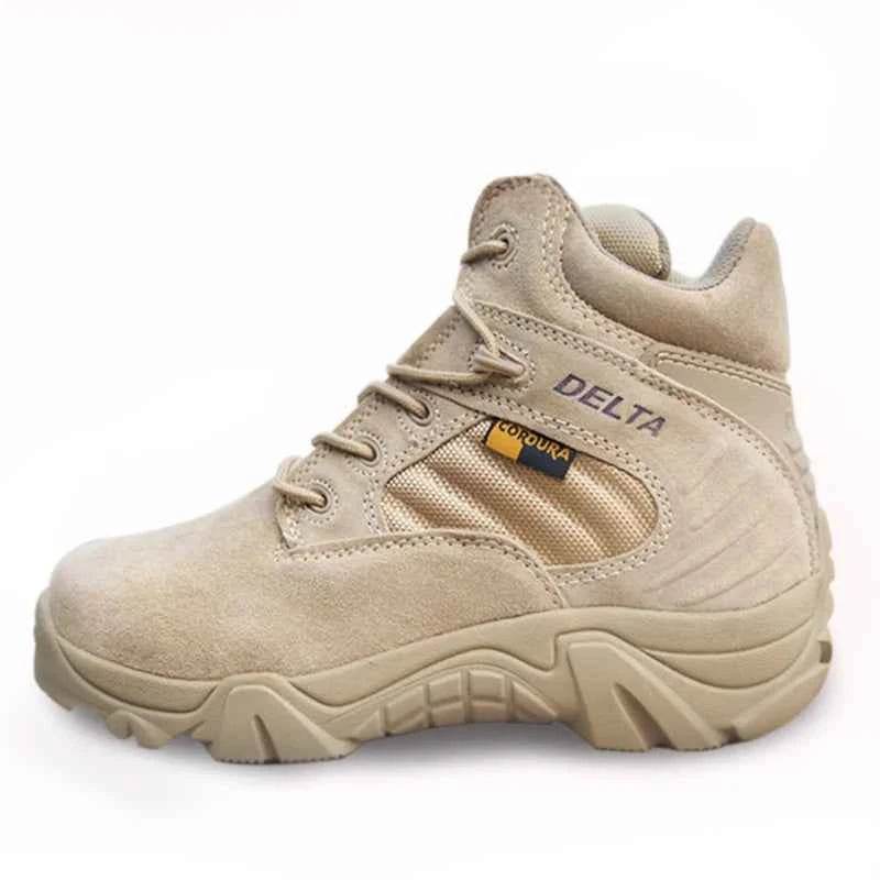 Men Military Boots Genuine Cow Leather - Military-Outdoors.com