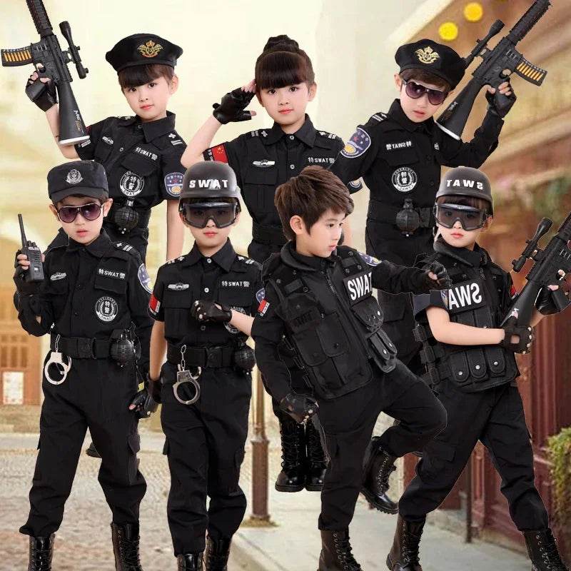 Military-Outdoors.com child policeman uniform - 7pc Set - Military-Outdoors.com