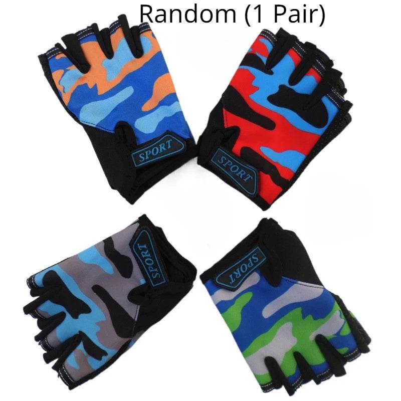 Kids Half Finger Gloves - Camo Tactical Gear - Military-Outdoors.com