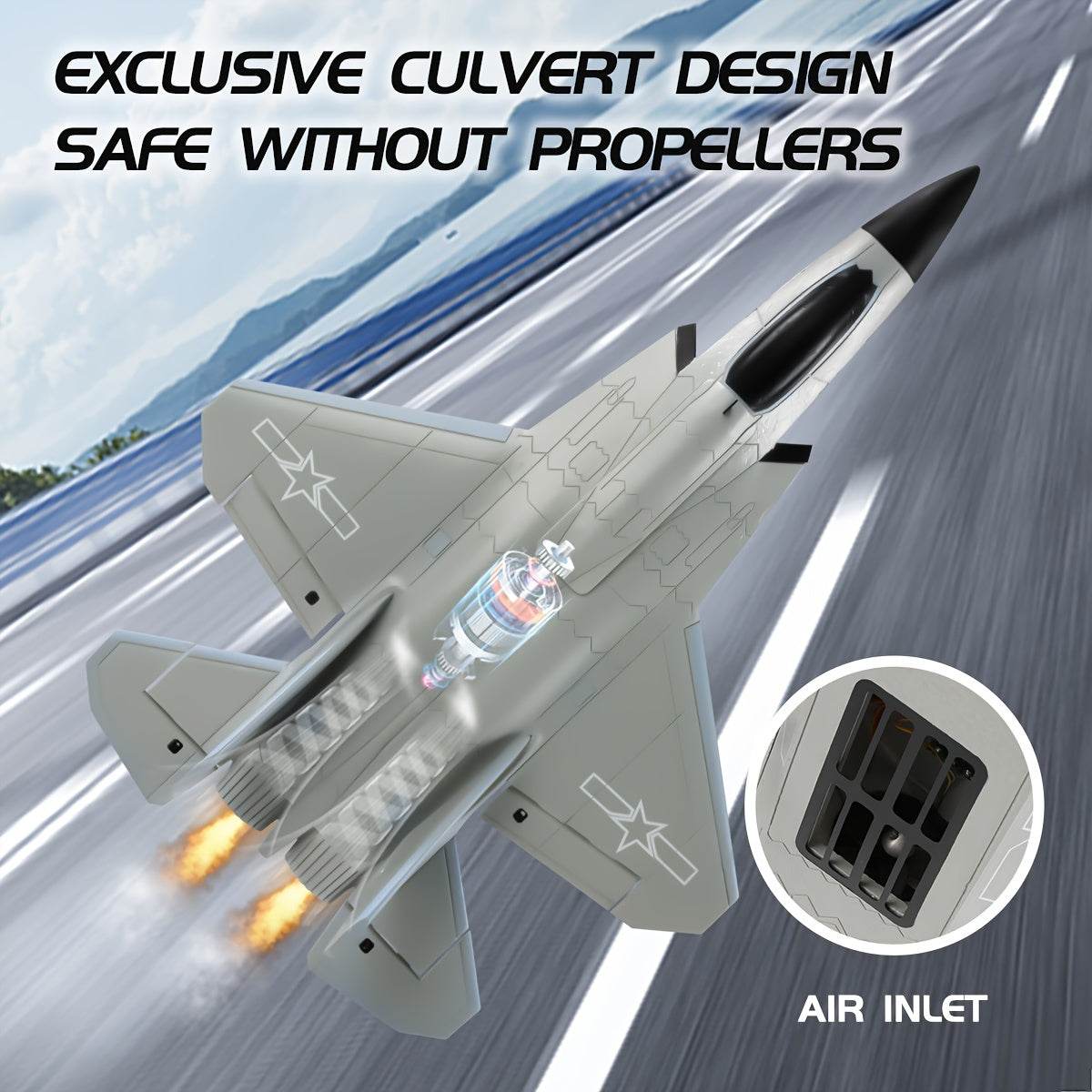 Large RC Fighter Jet J-35 with Remote Control - Military-Outdoors.com