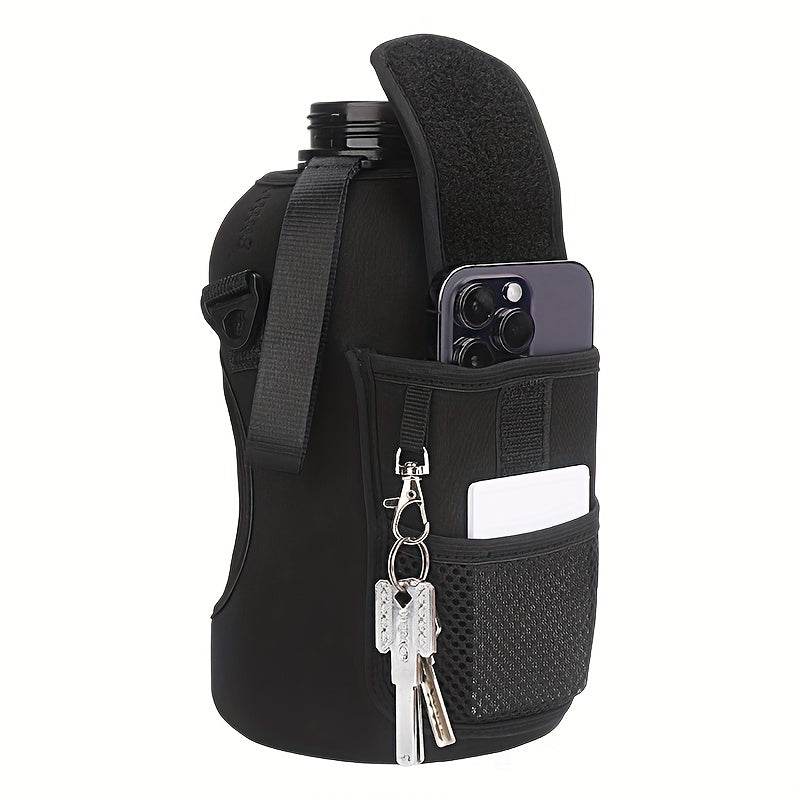 1900ml-64Oz Large Water Bottle with Carrying Strap - Military-Outdoors.com