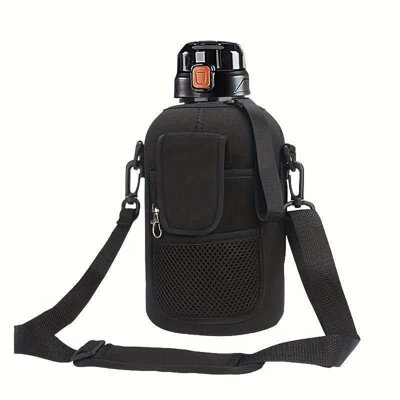 1900ml-64Oz Large Water Bottle with Carrying Strap - Military-Outdoors.com